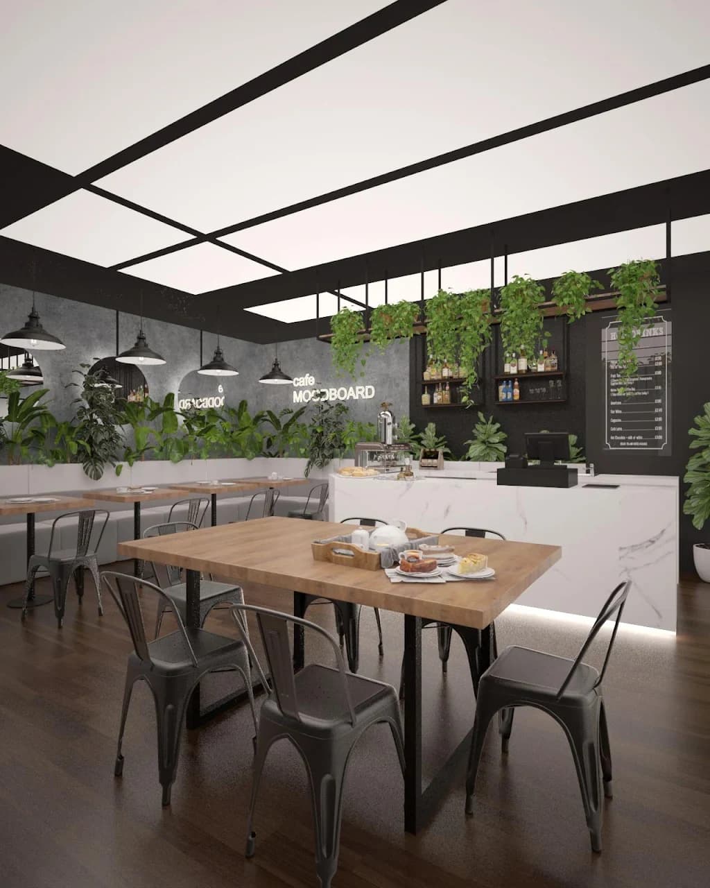 Wide glazed roof extension